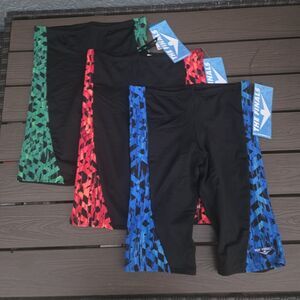 The Finals Boy Men OMEGA Bundle Drawstring Omega Swim Jammer Size 30